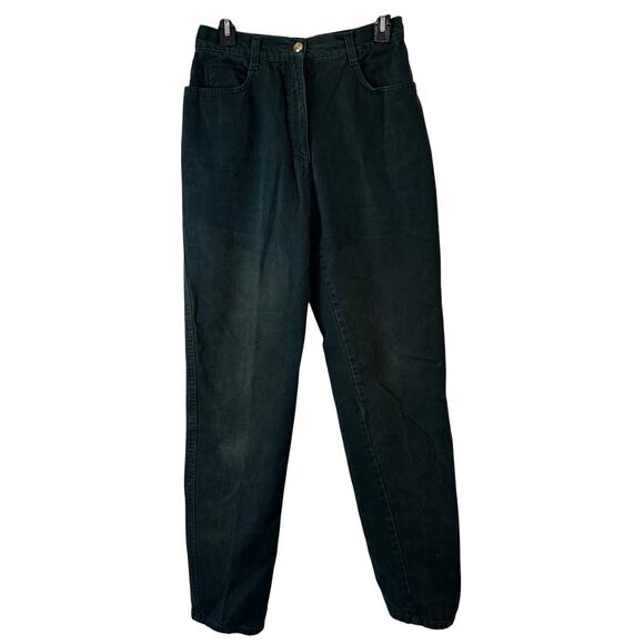 Laurel 90's Vintage High rise Green Jeans sz 40=8/M - Picture 1 of 14